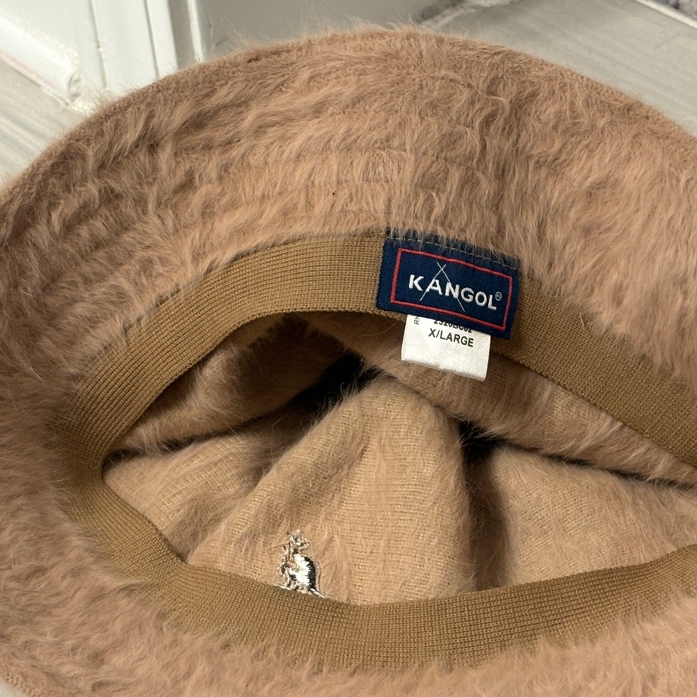 Kangol Furgora Bucket Men’s Angora blend Tan Hat - Picture 10 of 12